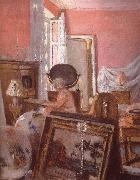 Edouard Vuillard Mrs Black searle in her room china oil painting artist